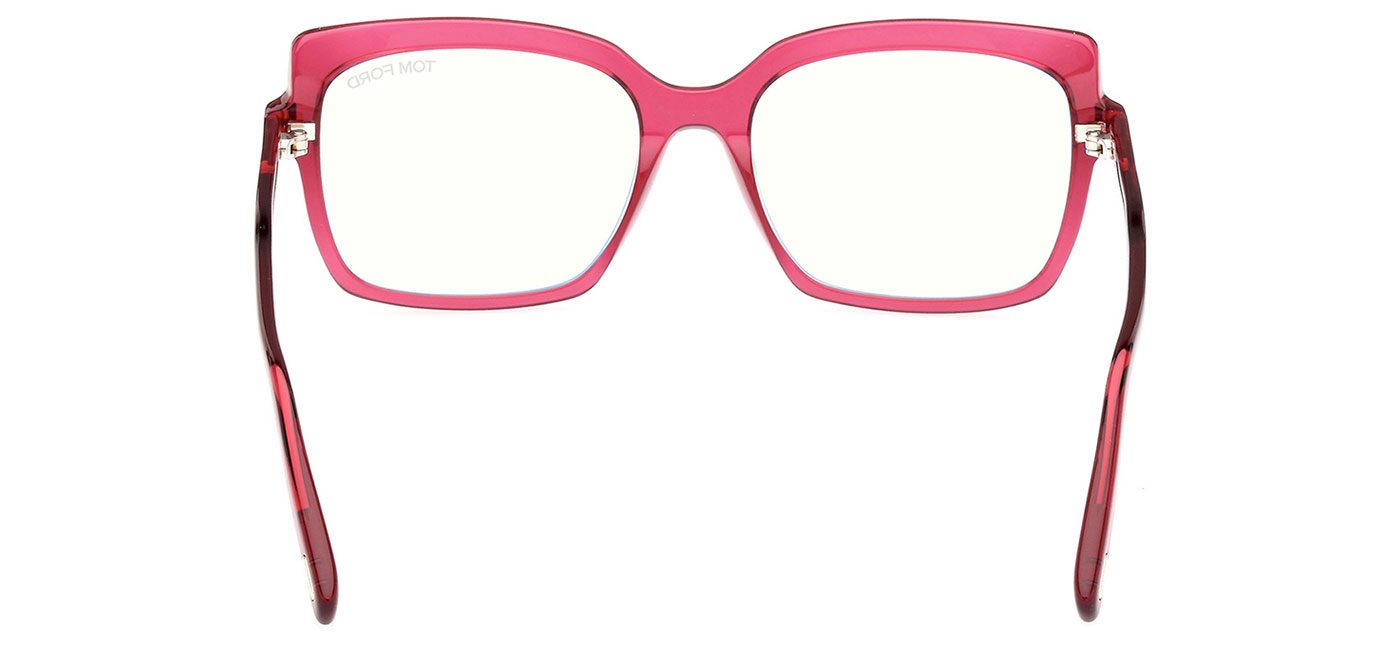 Tom Ford FT5947-B Glasses - Shiny Dark Fuxia - Tortoise+Black