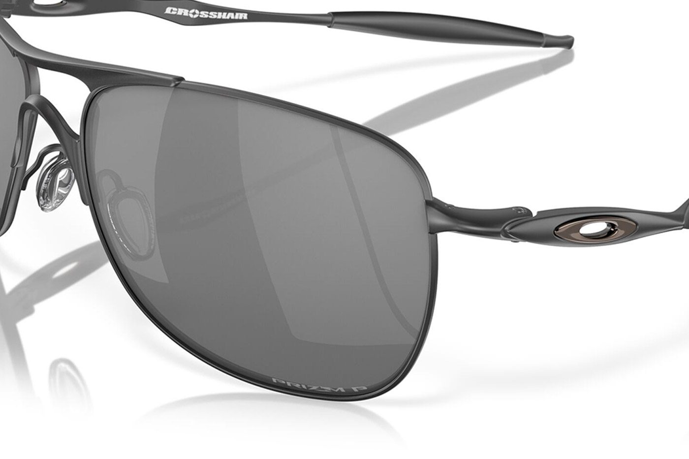 Oakley Crosshair Sunglasses Matte Black Prizm Black Tortoise Black