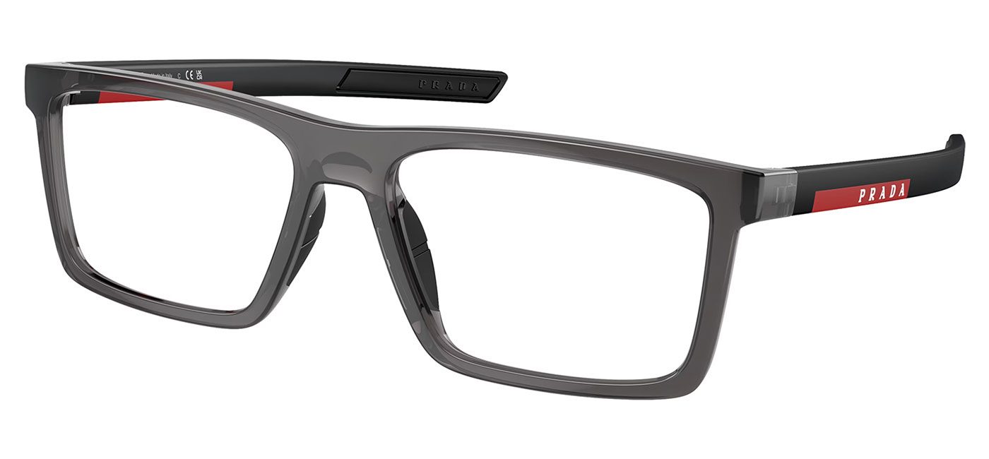 Prada Linea Rossa PS02QV Glasses Transparent Anthracite Tortoise Black